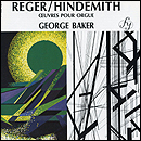 CD cover art - Reger/Hindemith: Organ Works.