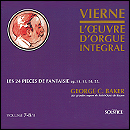CD cover art - Complete Organ Works of Louis Vierne, Volumes 7 & 8.